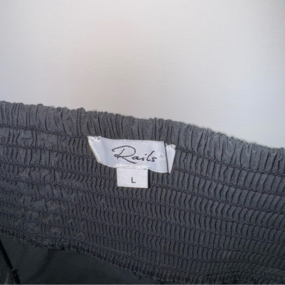 Rails Black Midi Dress with Bow Detail - Picture 8 of 16